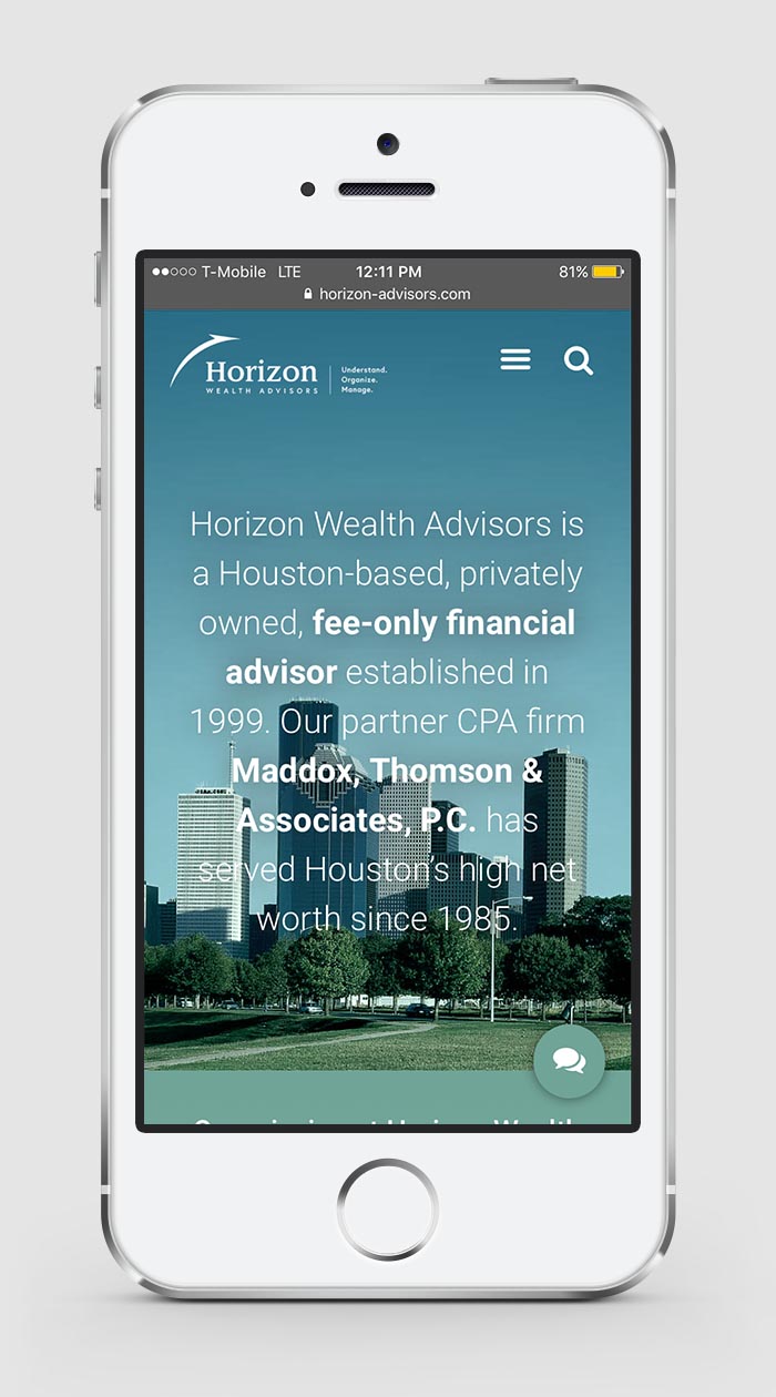 Horizon web mobile 1