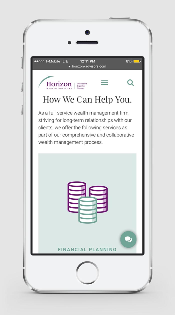 Horizon web mobile 10