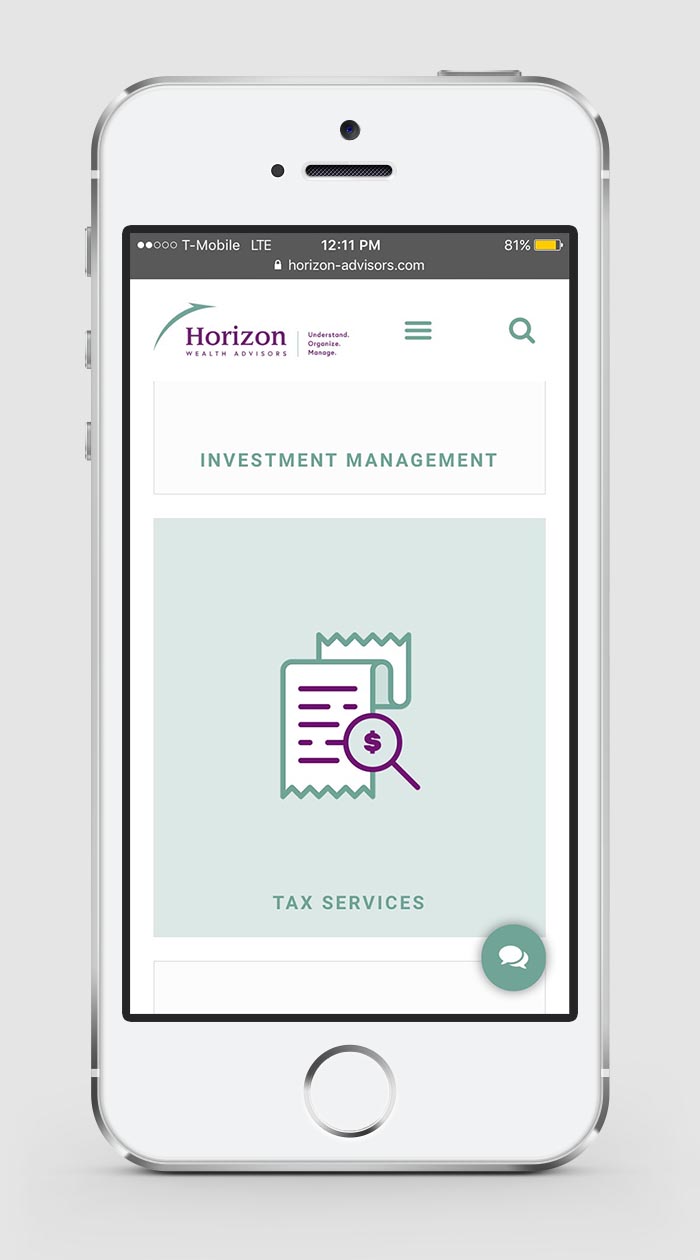 Horizon web mobile 11