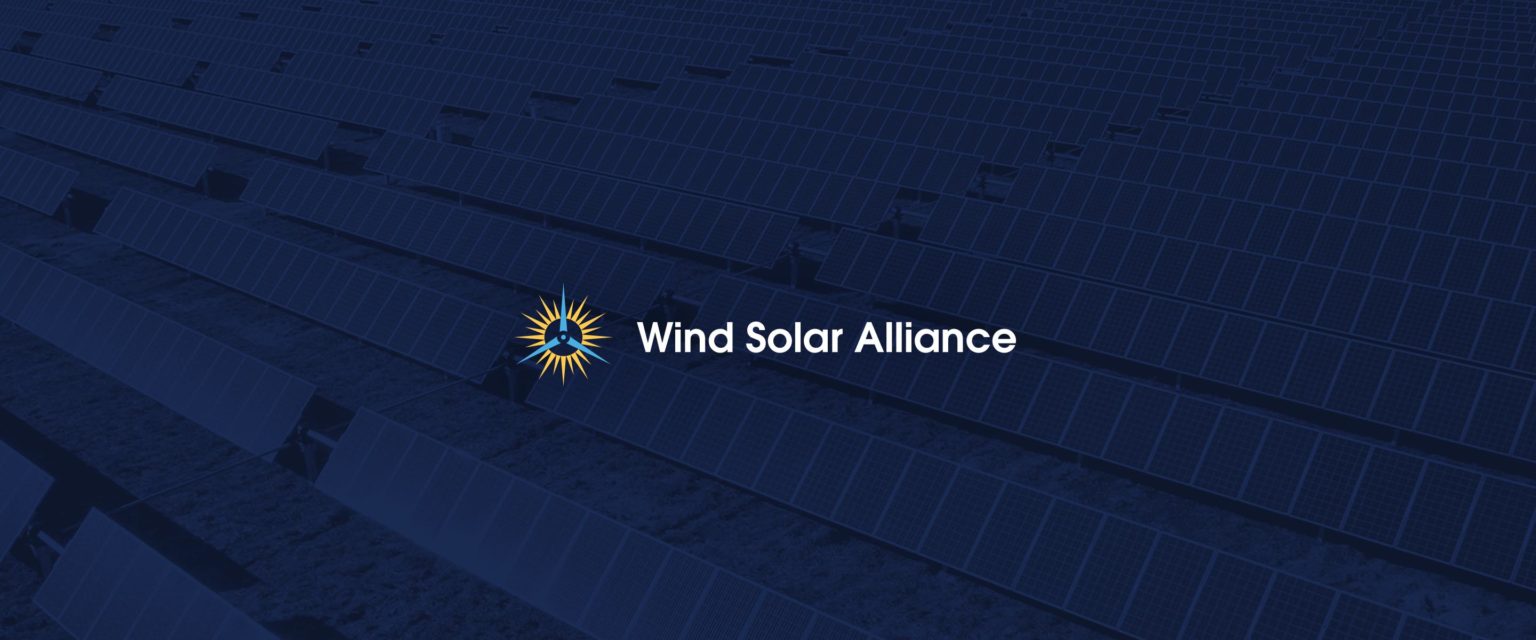Wind Solar Alliance banner
